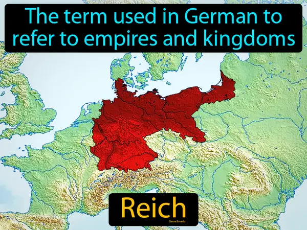 The term used in German to refer to empires and kingdoms
