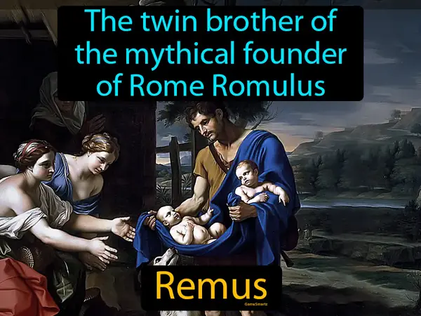 the twin brother of the mythical founder of Rome Romulus