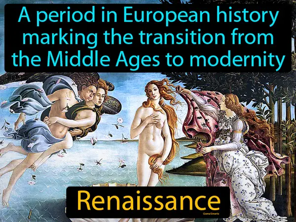a period in European history marking the transition from the Middle Ages to modernity