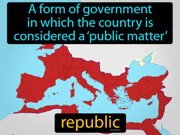 a form of government in which the country is considered a ‘public matter’
