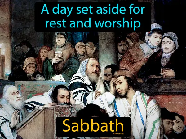 A day set aside for rest and worship