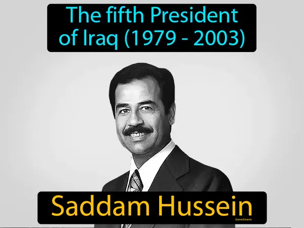 the fifth President of Iraq (1979 - 2003)