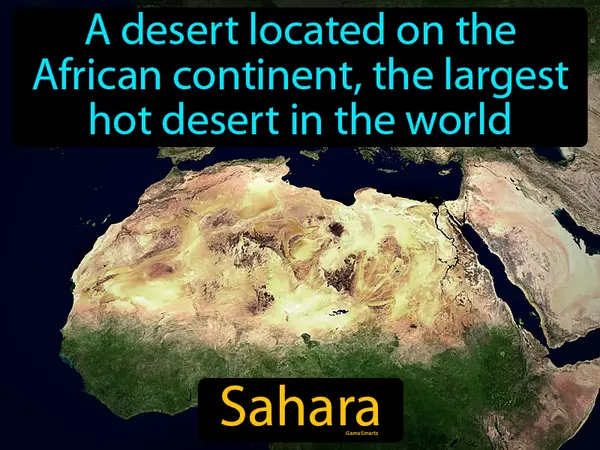 a desert located on the African continent, the largest hot desert in the world