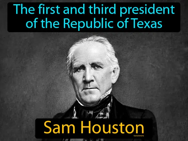 the first and third president of the Republic of Texas