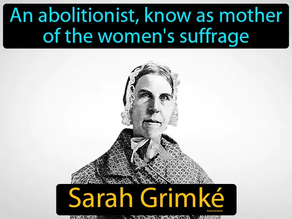 an abolitionist, know as mother of the women's suffrage