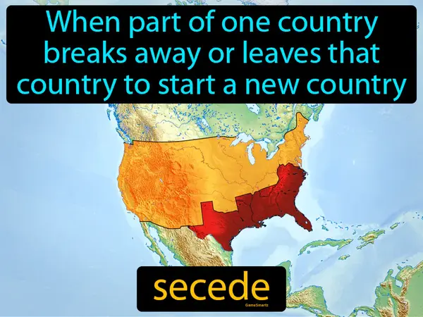 when part of one country breaks away or leaves that country to start a new country
