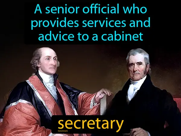 a senior official who provides services and advice to a cabinet