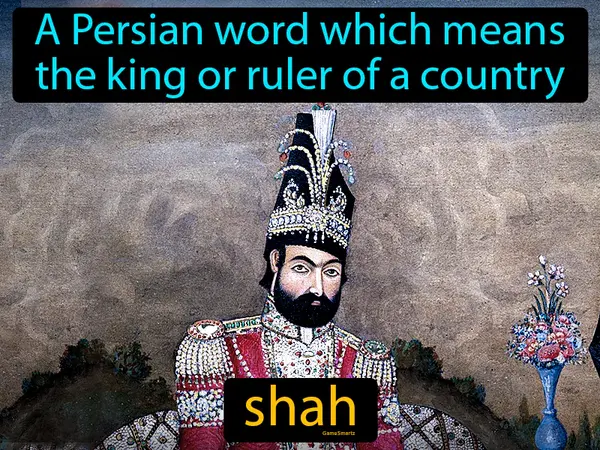 a Persian word which means the king or ruler of a country