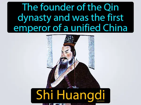 The founder of the Qin dynasty and was the first emperor of a unified China