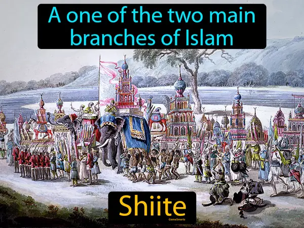 A one of the two main branches of Islam