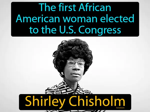 the first African American woman elected to the U.S. Congress