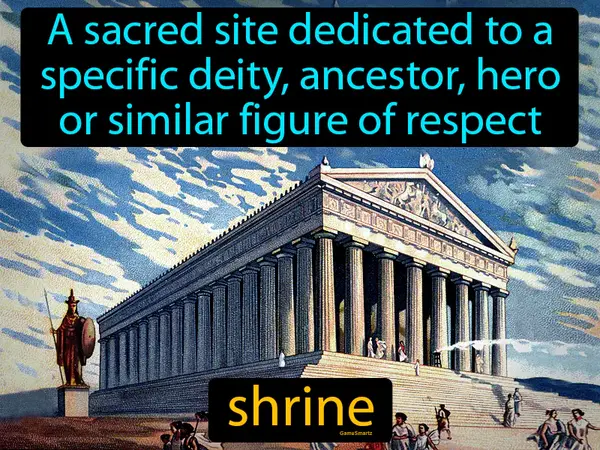A sacred site dedicated to a specific deity, ancestor, hero or similar figure of respect