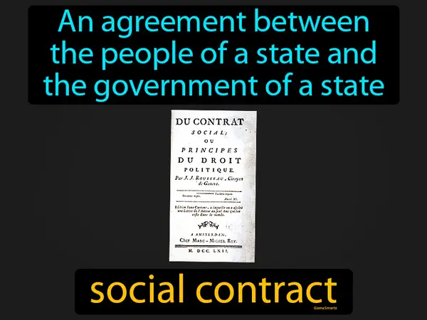 An agreement between the people of a state and the government of a state