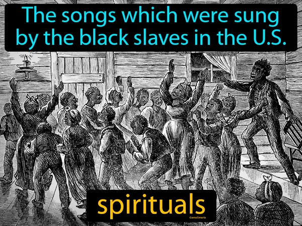 the songs which were sung by the black slaves in the U.S.
