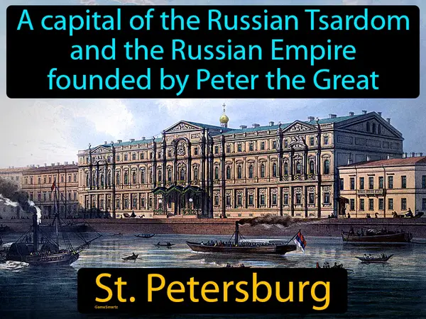 A capital of the Russian Tsardom and the Russian Empire, founded by Peter the Great