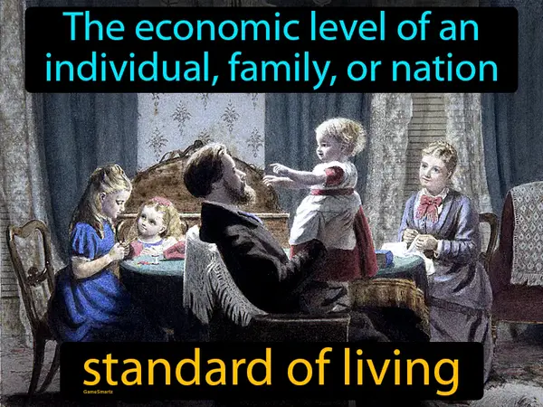 The economic level of an individual, family, or nation