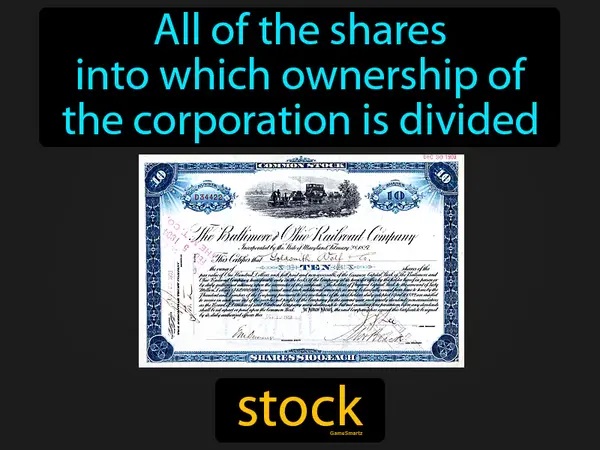 all of the shares into which ownership of the corporation is divided