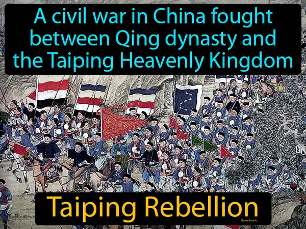 A civil war in China fought between Qing dynasty and the Taiping Heavenly Kingdom