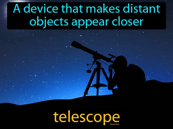 a device that makes distant objects appear closer