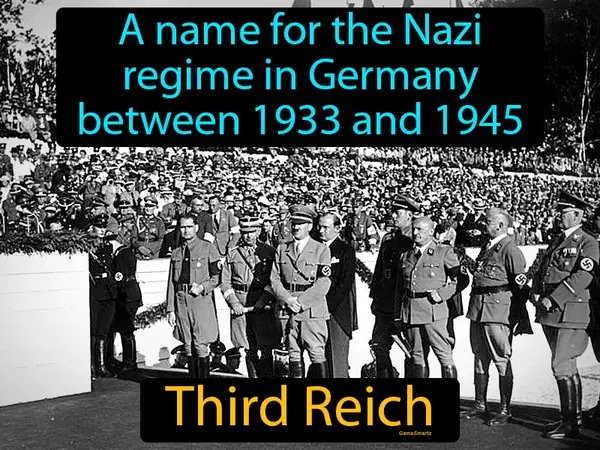 A name for the Nazi regime in Germany between 1933 and 1945