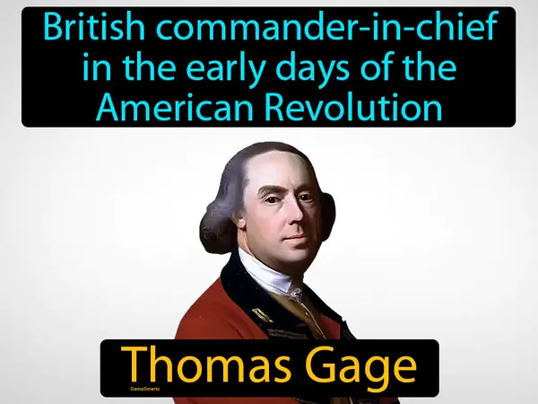 British commander-in-chief in the early days of the American Revolution
