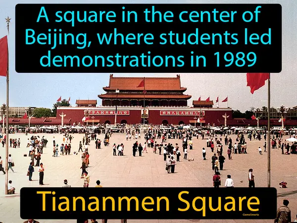 square in the center of Beijing, where students led demonstrations in 1989