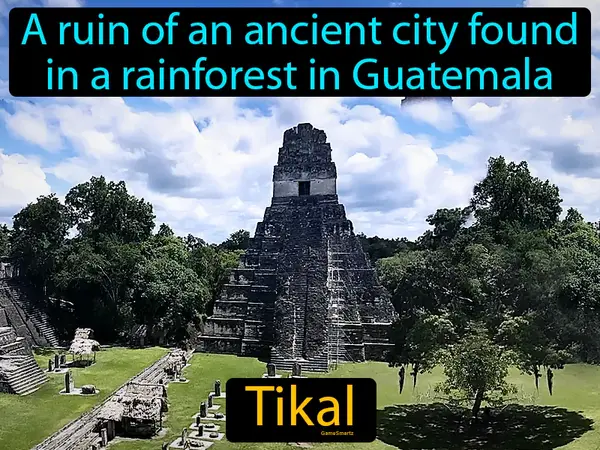 a ruin of an ancient city found in a rainforest in Guatemala