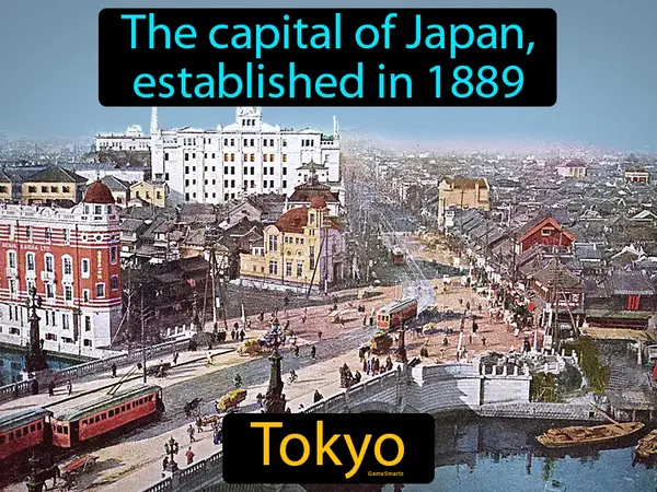 The capital of Japan, established in 1889