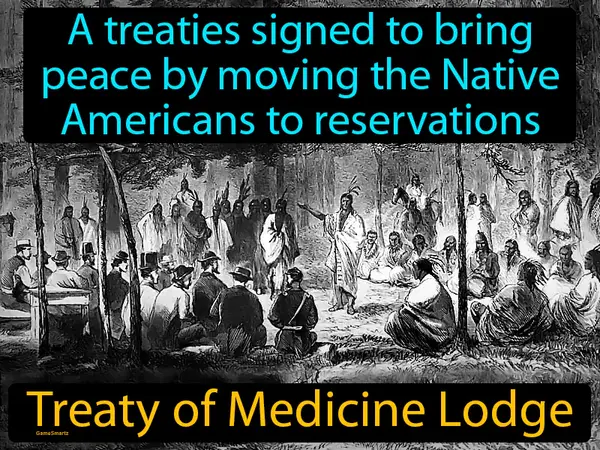 a treaties signed to bring peace by moving the Native Americans to reservations