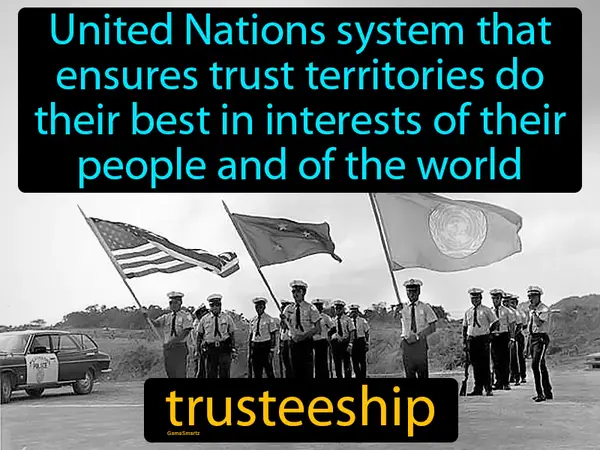 United Nations system that ensures trust territories do their best in interests of their people and of the world