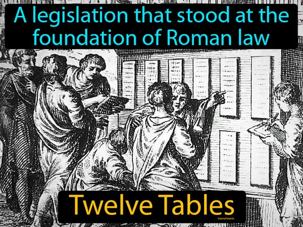 a legislation that stood at the foundation of Roman law