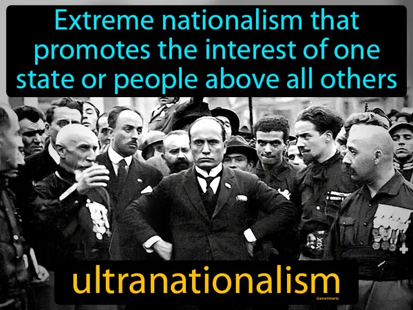 Extreme nationalism that promotes the interest of one state or people above all others
