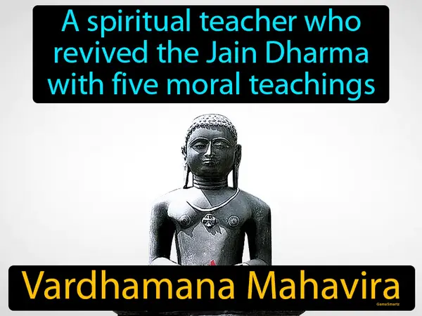 a spiritual teacher who revived the Jain Dharma with five moral teachings