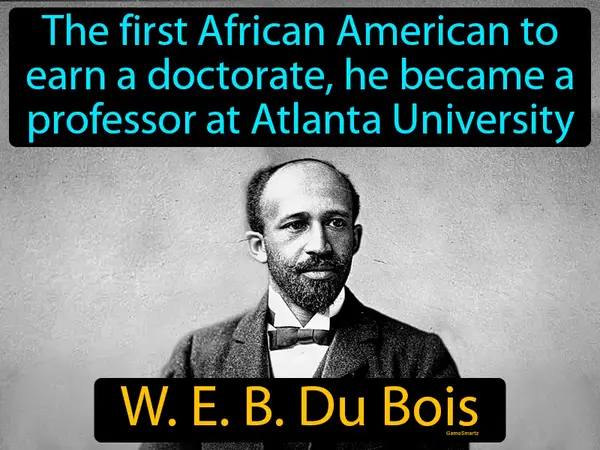 the first African American to earn a doctorate, he became a professor at Atlanta University