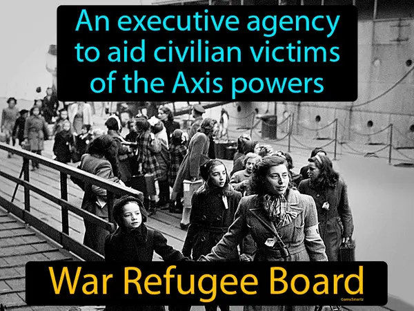 an executive agency to aid civilian victims of the Axis powers
