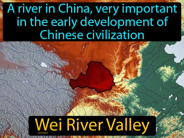 a river in China, very important in the early development of Chinese civilization