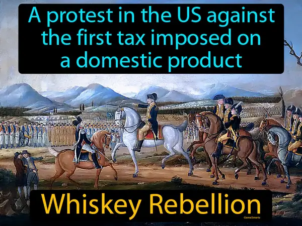 a protest in the US against the first tax imposed on a domestic product