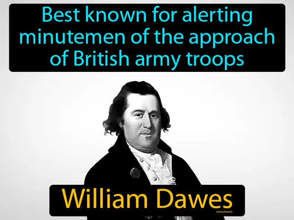 best known for alerting minutemen of the approach of British army troops