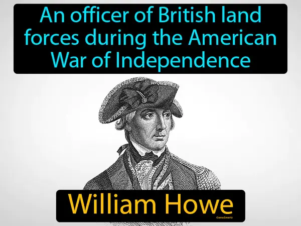 an officer of British land forces during the American War of Independence