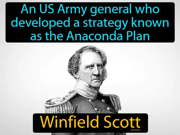 an US Army general who developed a strategy known as the Anaconda Plan