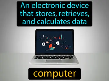 an electronic device that stores, retrieves, and calculates data