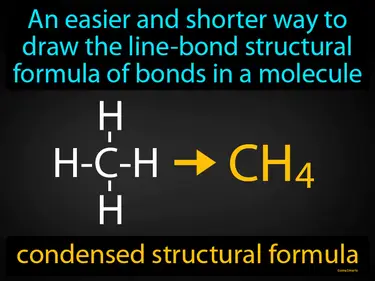 an easier and shorter way to draw the line-bond structural formula of bonds in a molecule