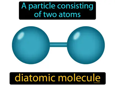 a particle consisting of two atoms
