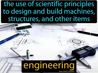The use of scientific principles to design and build machines, structures, and other items