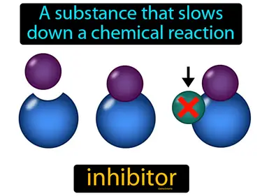a substance that slows down a chemical reaction