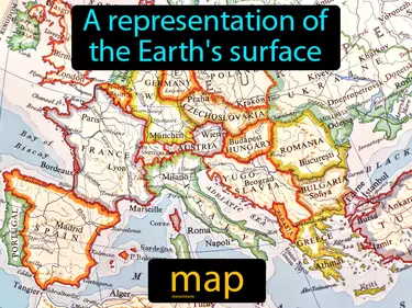 a representation of the Earth's surface