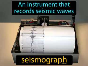 an instrument that records seismic waves