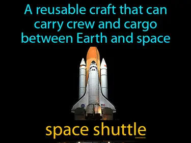 a reusable craft that can carry crew and cargo between Earth and space