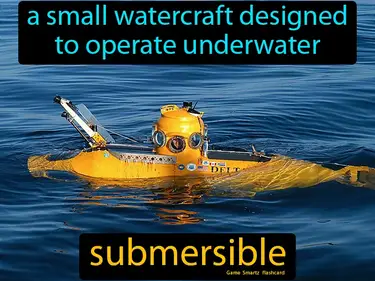 A small watercraft designed to operate underwater