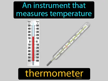 an instrument that measures temperature